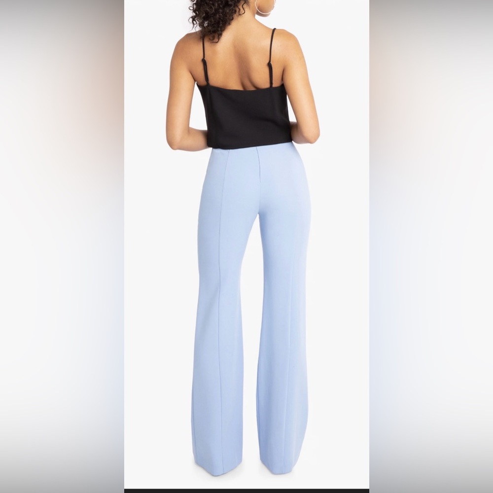 Black Halo Isabella Twinkle Blue High Waist Wide Leg Pants